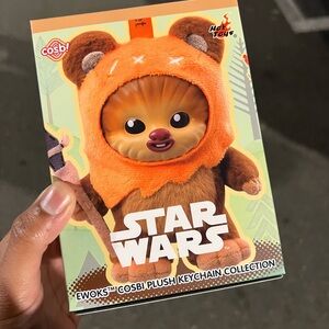 New sealed Cosbi Star Wars Ewok Mystery Plush Keychain Collection.